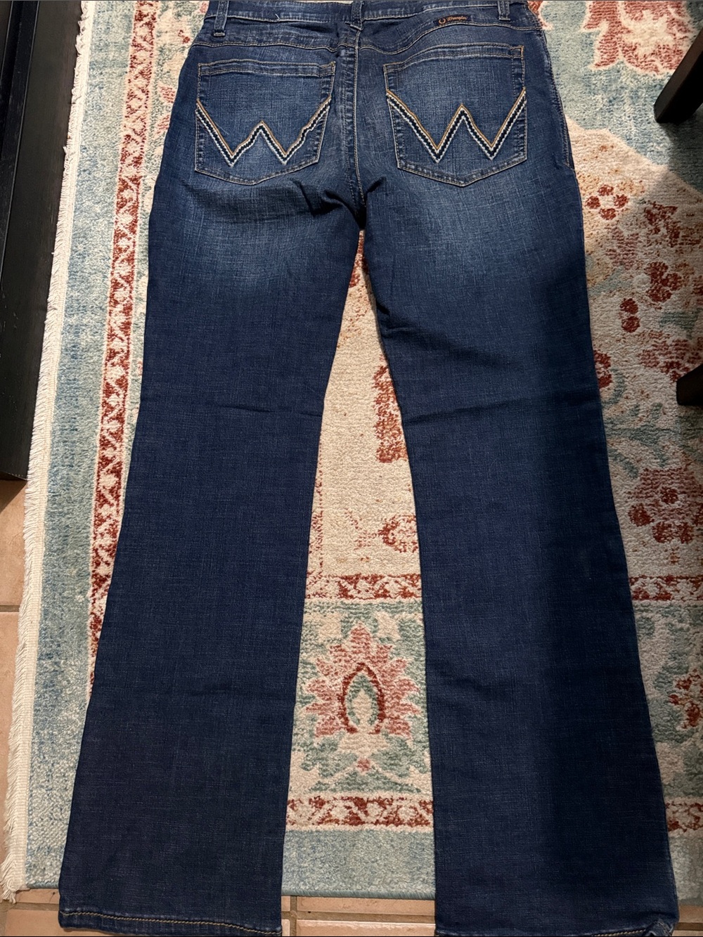 Wrangler Women's Dark Blue Bootcut Jeans